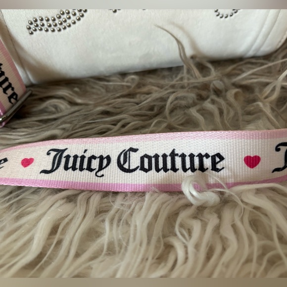 Juicy Couture Bag Extra Spender Mini Tote Velvet Satchel - Ivory Cream Angel - Picture 5 of 13